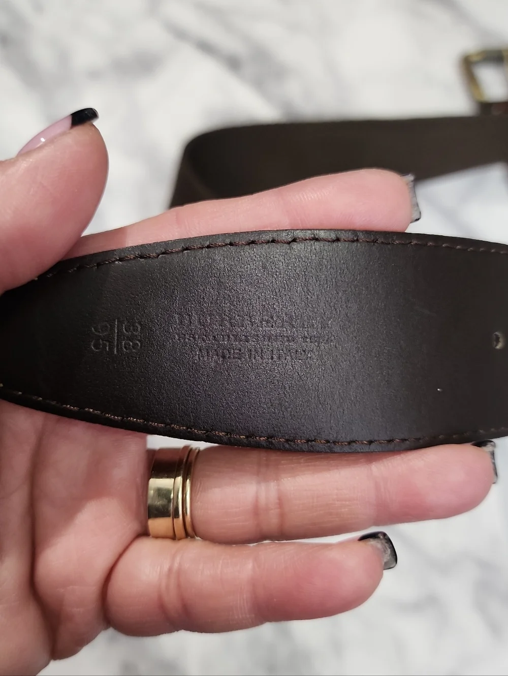 Authentic Nova Check Burberry Belt Fits 33"-37" - Picture 5 of 7